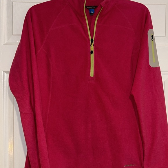 Eddie Bauer Women Half Zip Pull Over Fleece - Picture 2 of 16
